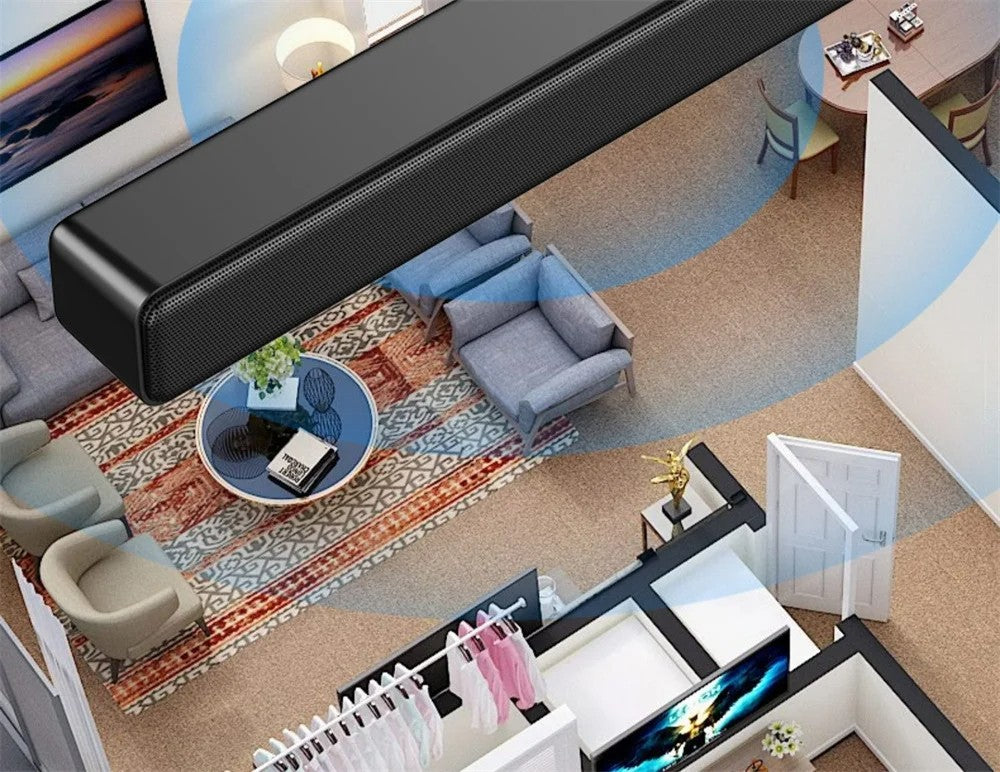 Original  Bluetooth Subwoofer Soundbar TV Audio Echo Wall Computer Speaker Home Theater Music Wireless Blueooth Speaker Gift