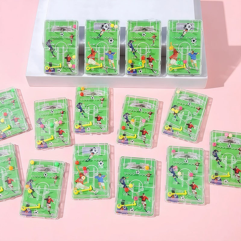 5/10/20/30pcs Soccer Maze Pinball Game Toys for Kids Boys Birthday Party Favors Soccer Sport Theme Party Gifts Classroom Prizes