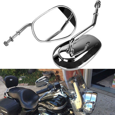 For Harley Dyna Electra Glide Fatboy Iron 883 Road Glide Sportster 883 1200 Softail Motorcycle Rear View Rearview Side Mirrors
