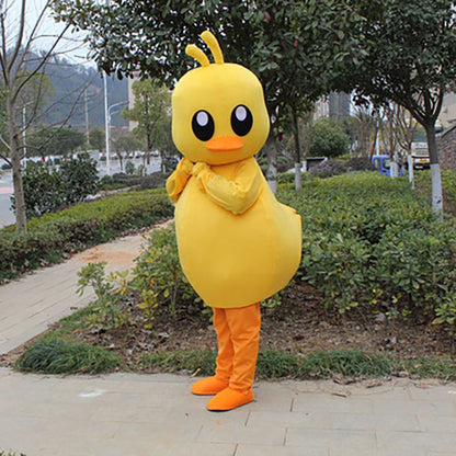 Adult Duck Chicken Mascot Costume Birthday Anime Cosplay Halloween Cartoon Dolls Performance Props