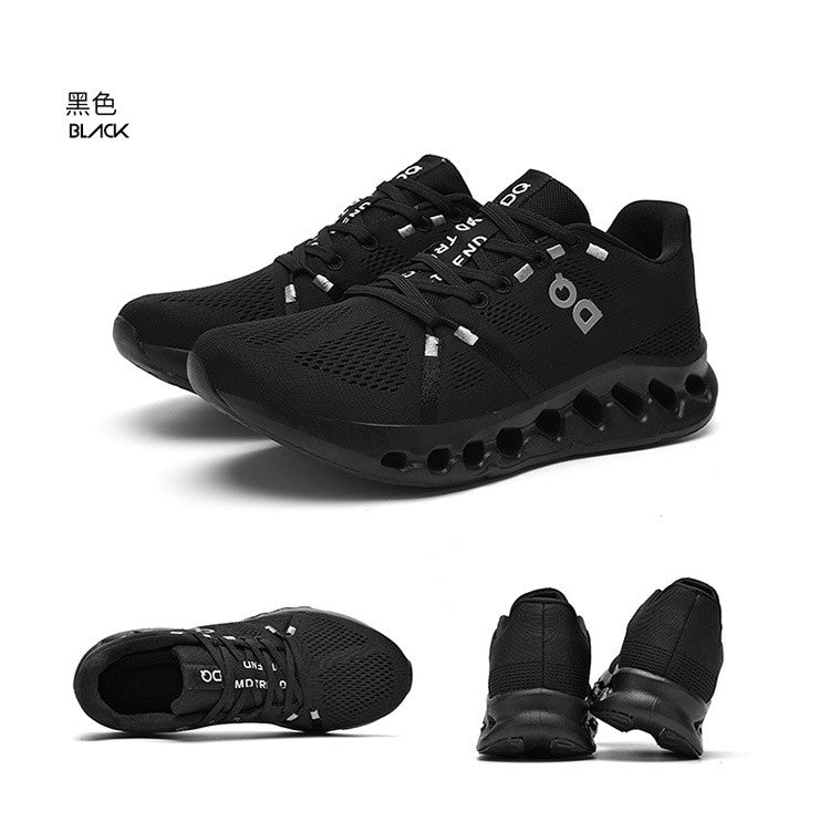 Tênis Masculino com Fivela Giratória, Sapatos Esportivos Leves de Primavera, Casuais, Respiráveis, para Corrida, Versáteis, Estilo Daddy Shoes