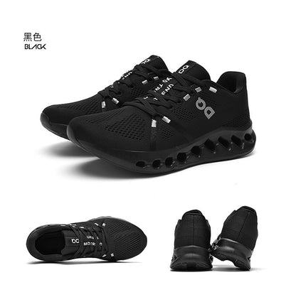 Tênis Masculino com Fivela Giratória, Sapatos Esportivos Leves de Primavera, Casuais, Respiráveis, para Corrida, Versáteis, Estilo Daddy Shoes