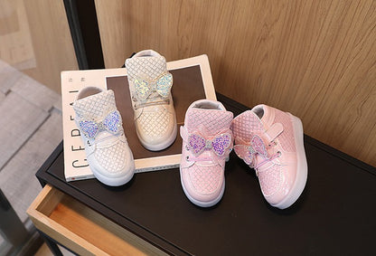 Kid Tennis 2025 Spring And Autumn Children LED Sneakers Boys Glowing Shoes kids Baby Girls Toddler Shoes with Light Up Luminous