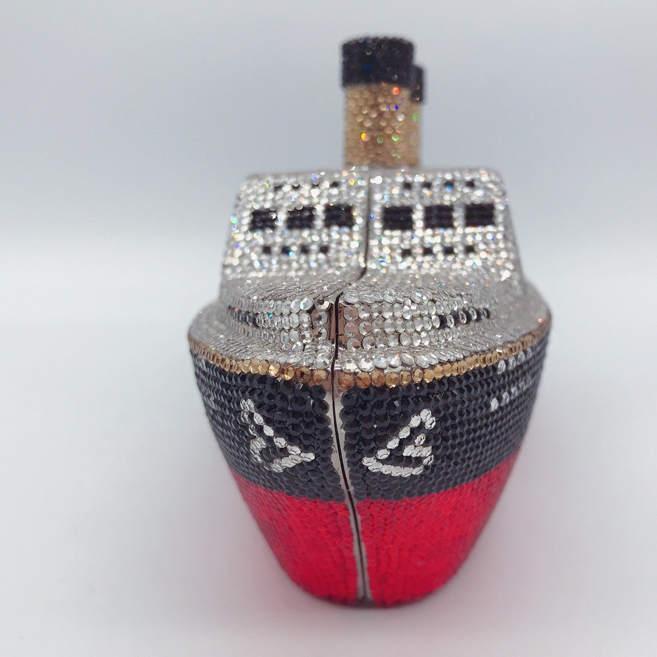 New Boat Crystals Clutch Purse RED Blue Women Gems Evening Clutch Bag Wedding Bridal Minaudiere Rhinestones Handbags and Purses