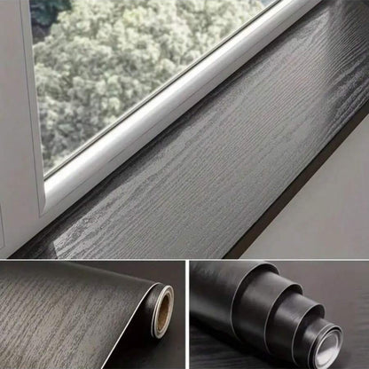 1PC 5mx10cm/20cm Imitation Wood Grain Door Frame Decoration Sticker,Bedroom and Living Room Wall Stickers,Floor Decoration Lines