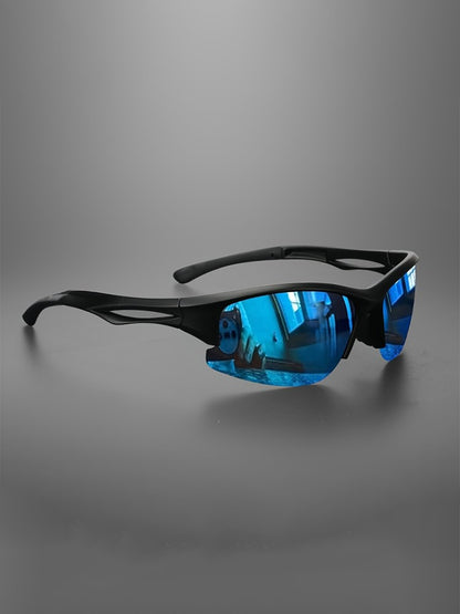 1PCS/3PCS polarized sports sunglasses half-frame men's and women's outdoor sturdy frame, suitable for running, fishing