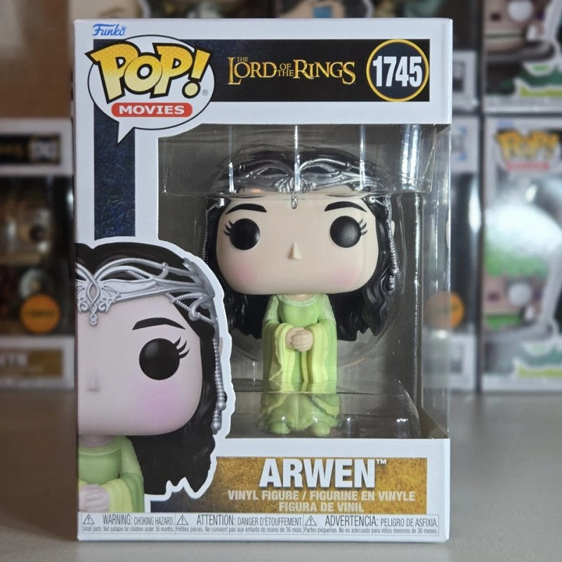 Funko Pop! Senhor dos Anéis Original Boneco de Ação Modelo Nazgul Arwen Rei Bruxo no Fellbeast 1744 63 Escultura de Vinil Bonecos Presentes