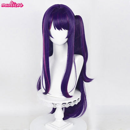 Peruca de Cosplay Oshi no Ko Hoshino Ai Hoshino Ruby Hoshino Akuamarin Arima Kana Peruca de Cosplay Cabelo Resistente ao Calor Perucas de Anime + Touca de Peruca