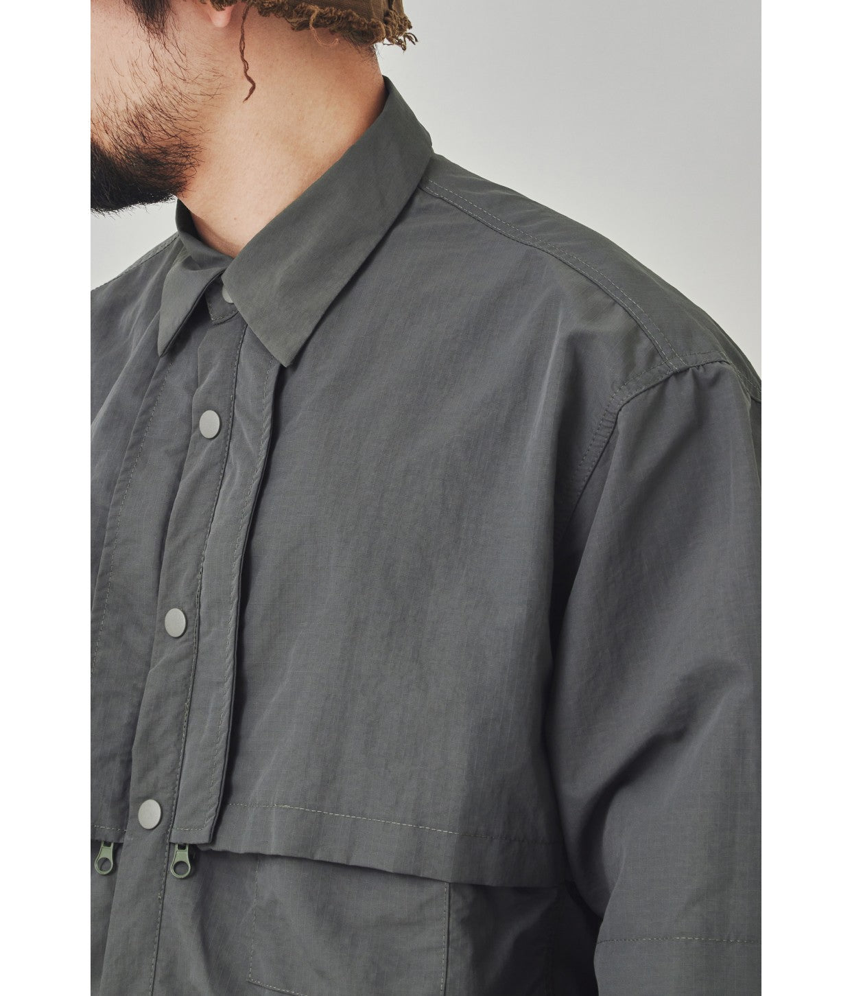 Men Outdoor Waterproof Quick Dry Lightweight Tack Techwear Cargo Shirts Man Streetwear Loose Casual Long Sleeve Oversize Shirt