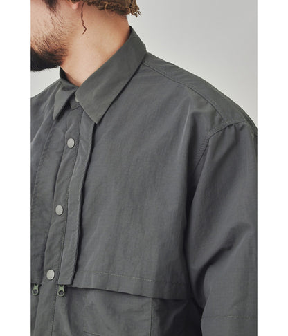 Men Outdoor Waterproof Quick Dry Lightweight Tack Techwear Cargo Shirts Man Streetwear Loose Casual Long Sleeve Oversize Shirt