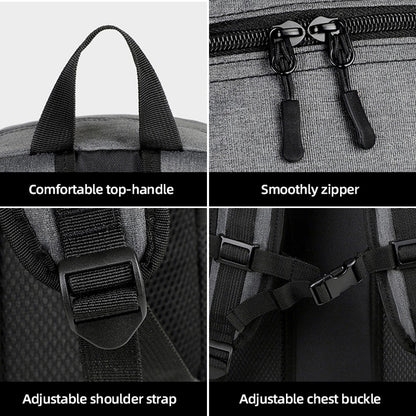 Mochila Esportiva de Basquete para Deslocamento Caminhada Trekking Acampamento com Bolso para Calçados, Viagem ao Ar Livre, Futebol, Academia, Mochila Escolar