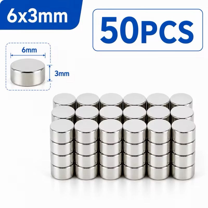 50 Pieces Magnets For 3D Printing,4x2 5x2 6x2 8x2 10x2mm Mini Magnets For 3D Printing,Refrigerator,Office, DIY, Crafts