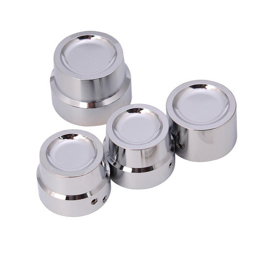 For Harley Sportster XL 883 1200 Dyna Softail Fat Boy Touring Street Road Electra Tri Glide Front Rear Axle Nut Covers Cap\';0