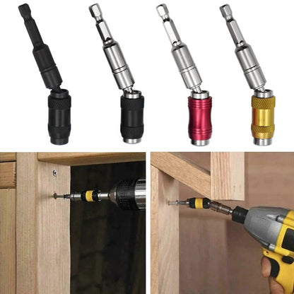 Haste de extensão de broca de troca rápida com anel magnético hexagonal de 1/4 de polegada para pontas de chave de fenda e ferramentas manuais