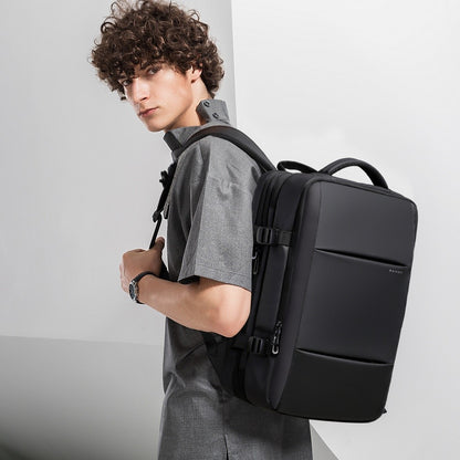 BANGE Mochila Expansível Masculina Impermeável Mochila para Notebook de 17.3 polegadas Masculina Grande Capacidade para Caminhada Viagem Mochilas Masculinas para Homens