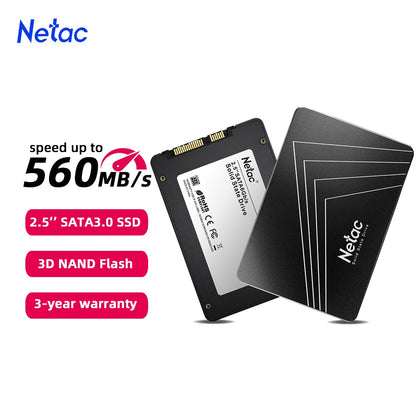 Netac SATAIII SSD 4tb 1tb 2tb HDD 2.5'' sata3.0 Disco SSD 512gb 256gb 128gb Unidade de Estado Sólido Interna para Laptop Desktop PC