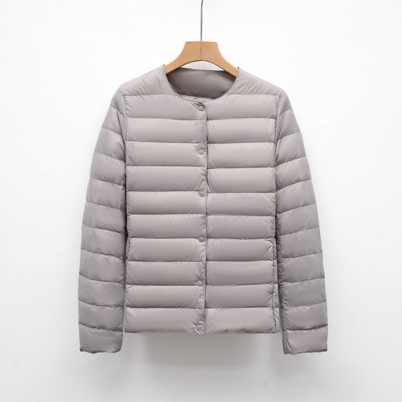 12 Colors Women Long Sleeves 90% White Duck Down Female Slim Warm Inner Ultra Lightweight Packable Ski Jacket Down Liner Jackets