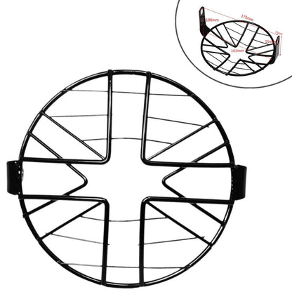 Tampa do farol de 6,5" em tela de malha de proteção para moto, grade de malha para lâmpada frontal, protetor para Café Racer, Cruiser, Tampa de Farol