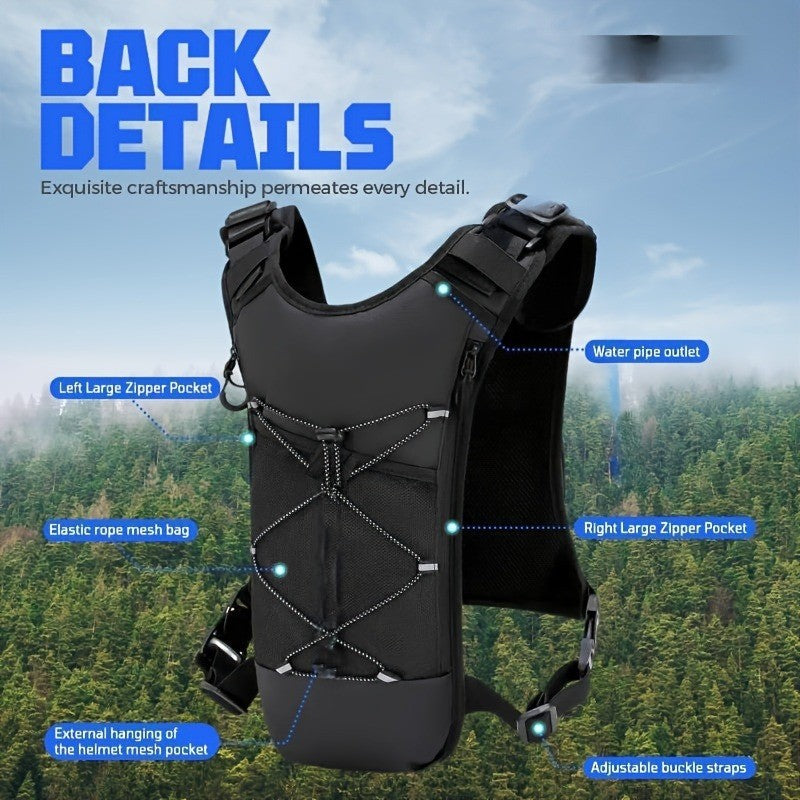 Lightweight Running Chest Pack for Hiking Outdoor Activities Marathon Bicycle Race Vest Bag No Water Bladder