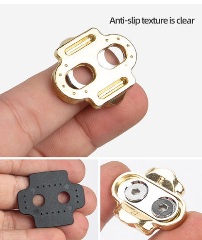 Bike Cleats for SHIMANO Road Bicycle Self-locking Pedal Cleat Anti Slip Cycling Shoes Cleats for SHIMANO SPD SL Bike Accessories