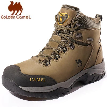 GOLDEN CAMEL Waterproof Hiking Shoes Men and Women Outdoor Anti-Slip Climbing Trekking Shoes for Men 2023 Leather Hiking Boots