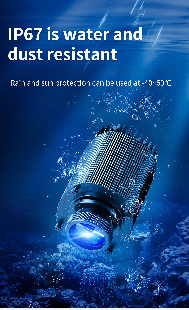 Waterproof Outdoor Water Wave Oecen Wave Light Water Wave Effect Projector with gobo projector