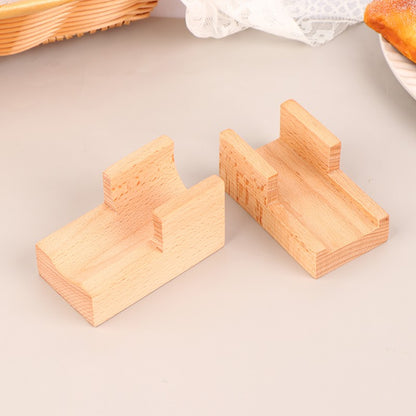 1Pc Japanese Sushi Rack Wooden Taco Snack Food Holder Wood Plate Cuisine Stand Sashimi Sushi Boat For Restaurant Hotel Home