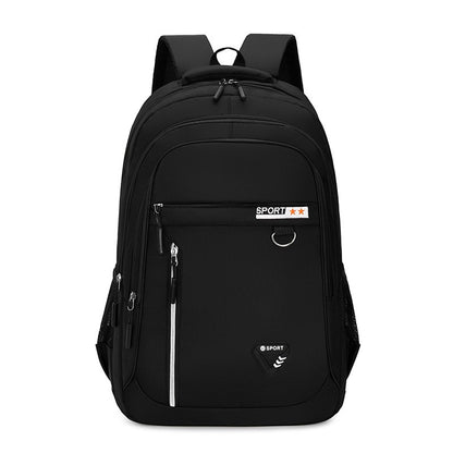 Mochila masculina - grande capacidade, alças ajustáveis, múltiplos compartimentos, adequada para escola, viagens e trabalho, casual