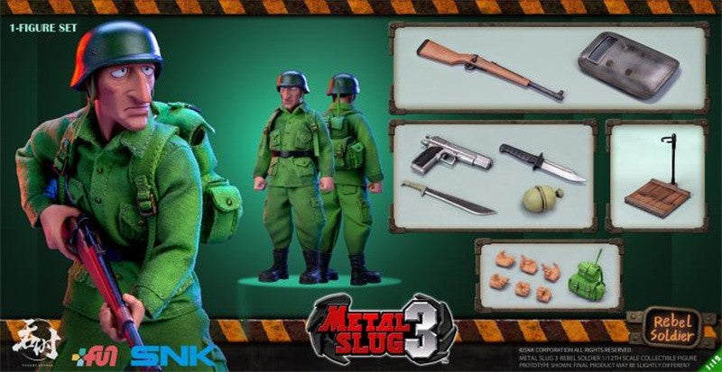 TUNSHI Studio Original SNK Model Official Metal Slug 3 Marco Tarma Rebel Soldier 1/12 Mecha Action Figure Toys EM ESTOQUE