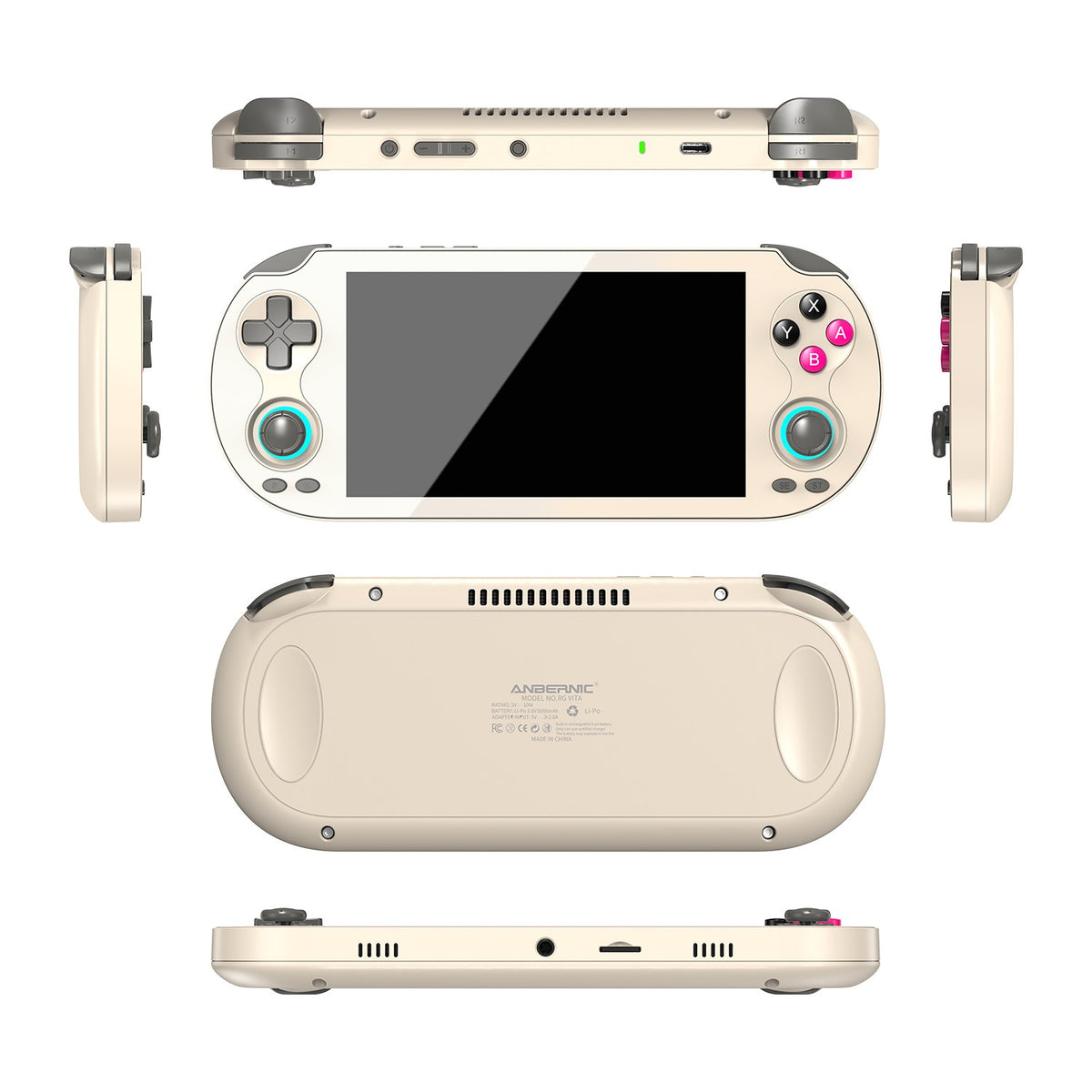 Anbernic RG VITA / RG VITA Pro Handheld Game Console IPS Touchscreen 5000mAh Video Gaming Player Supports AI Streaming RixelHK