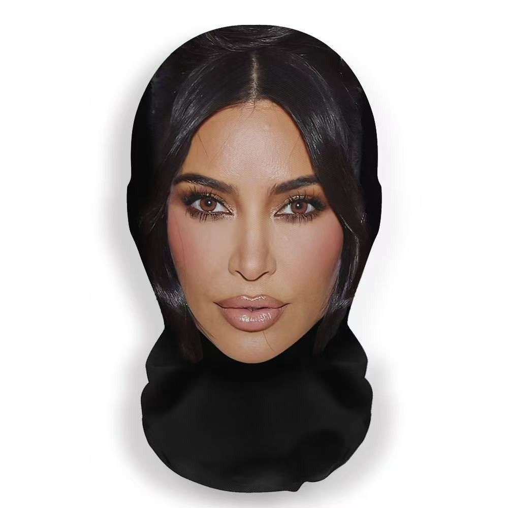Anime Michael Jackson Style Full Face Mask Unisex Dustproof Cycling Scarf Headwear for Cosplay Role Play Props