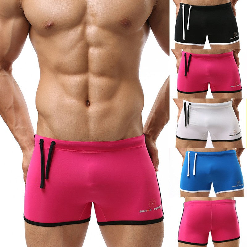 Men's Surf Board Shorts Beachwear Swimming Trunks Men U Convex Pouch Boxer Shorts Bikni Male Panties Underpants