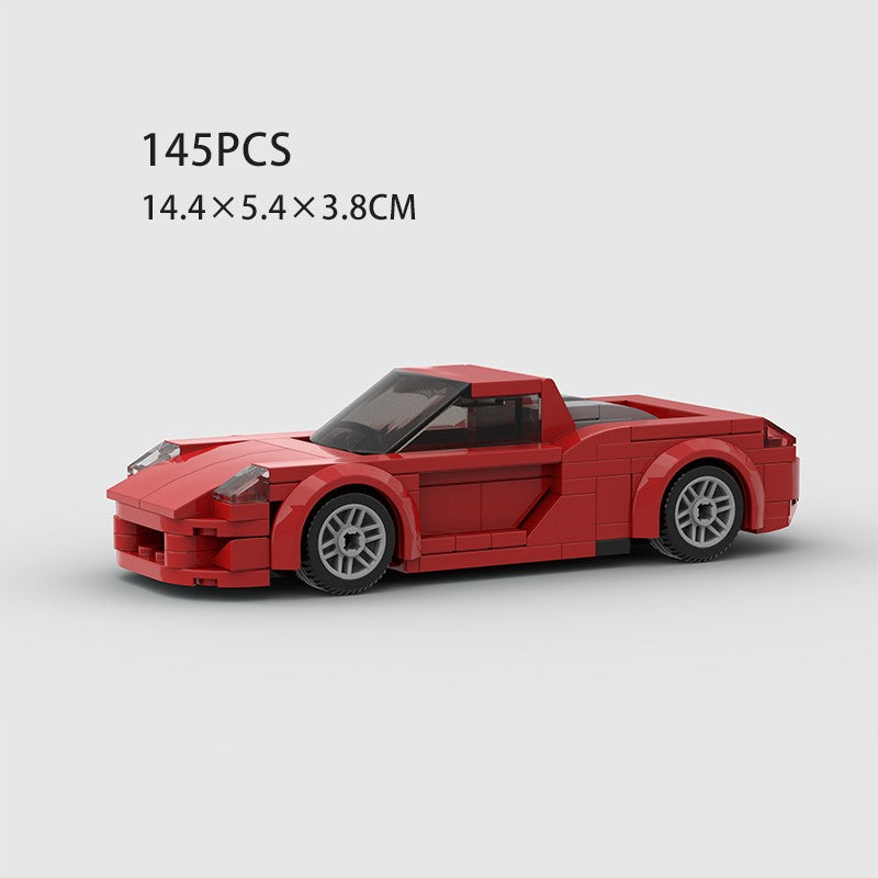 MOC Carro Esportivo de Corrida Veículo Cidade Speed Racer Modelo Técnico Blocos de Construção Tijolos Supercarro F1 Brinquedos Infantis Presentes para Meninos NSX