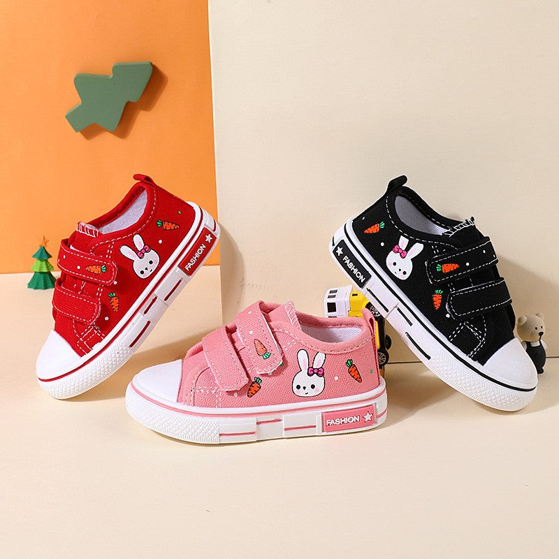 New Fashio Kid Shoe Boy Sneaker Shoe Spring Autumn Children Cartoon Canvas Sports Shoes Boys Girls Baby Board Shoes with Leisure