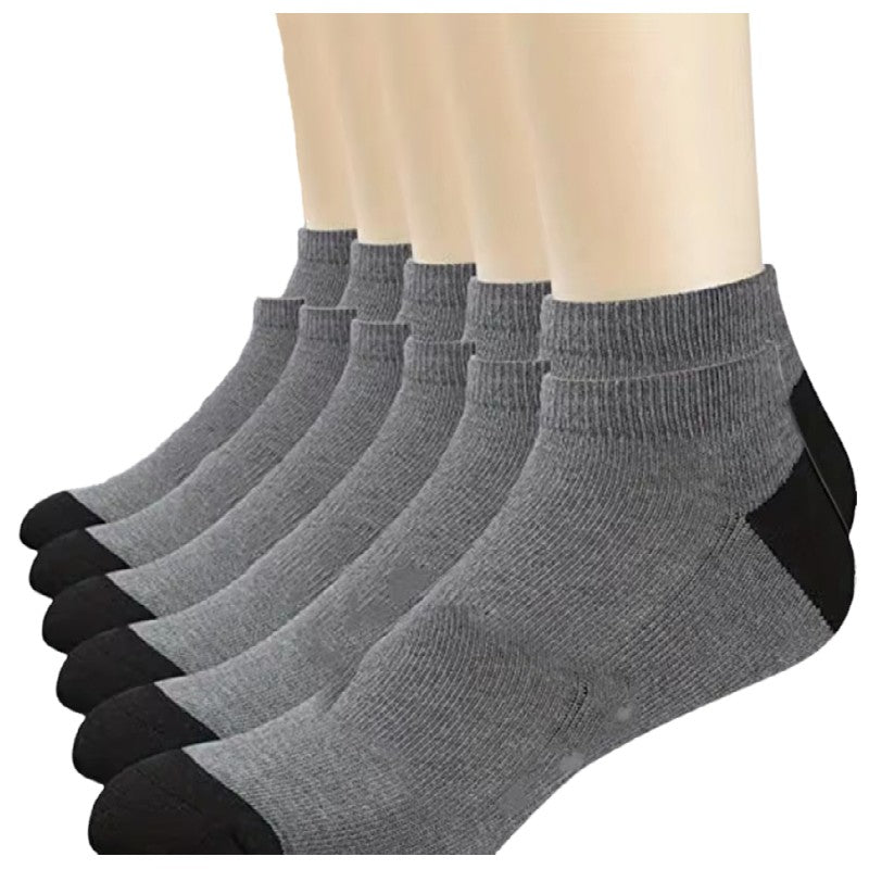 5 pairs of breathable cotton sports socks men's bamboo fiber spring, summer and autumn men's socks sweat deodorant business sock