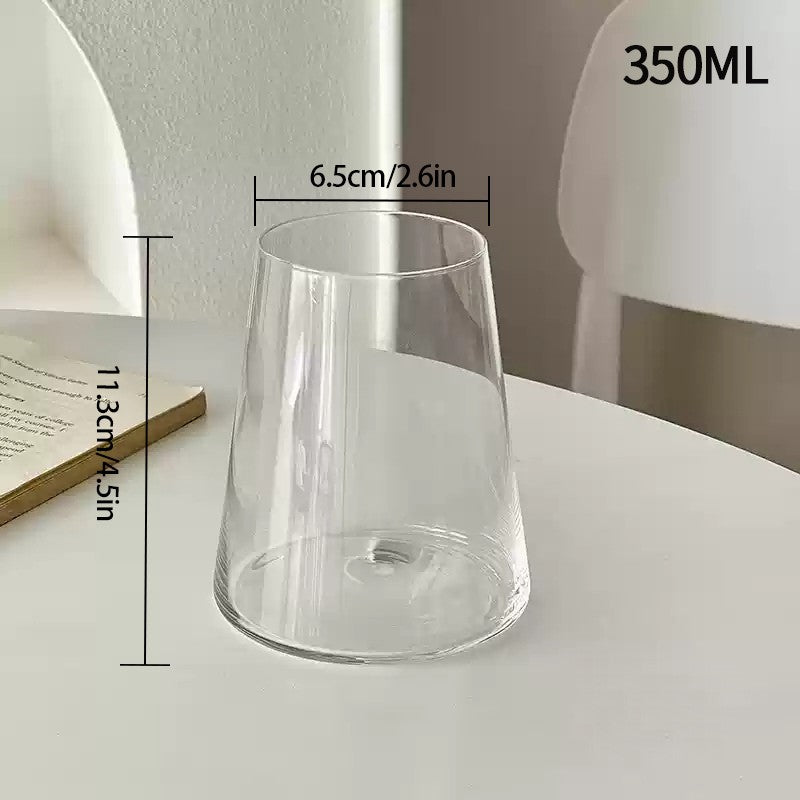 2/4 canecas de vidro copos de café gelado 300ml canecas de vidro acessórios de cozinha 350ml canecas para chá com leite suco garrafa de vidro para bebidas