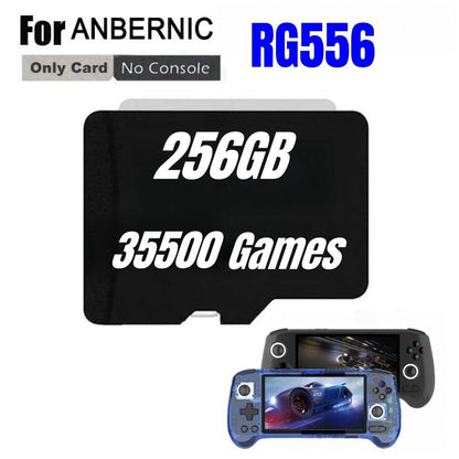 PARA ANBERNIC RG556 Console Portátil Cartão de Memória Cartão SD Cartão TF 61000 Jogos 128G 512G 256G PSP PS2 Micro SD Jogos PSP