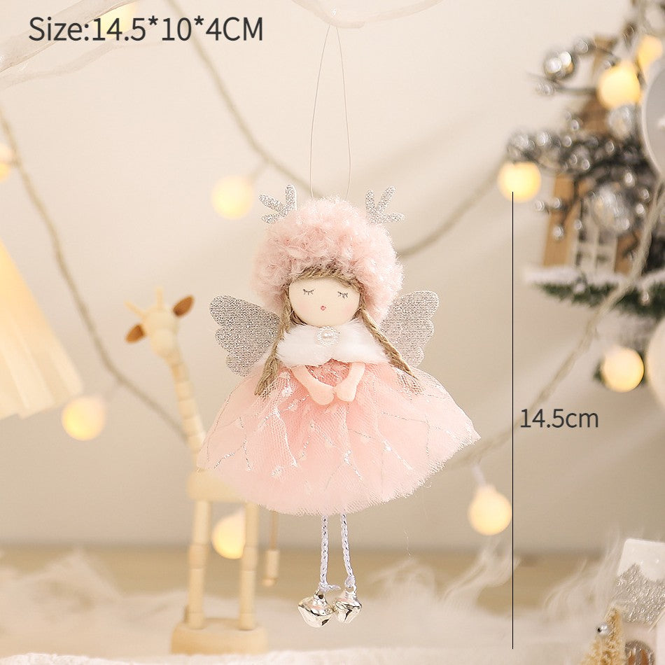 New Year 2024 Christmas Angel Dolls Xmas Tree Pendant Ornaments Navidad 2022 Christmas Decoration for Home Natal Gifts Noel Deco