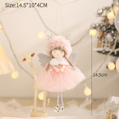 New Year 2024 Christmas Angel Dolls Xmas Tree Pendant Ornaments Navidad 2022 Christmas Decoration for Home Natal Gifts Noel Deco
