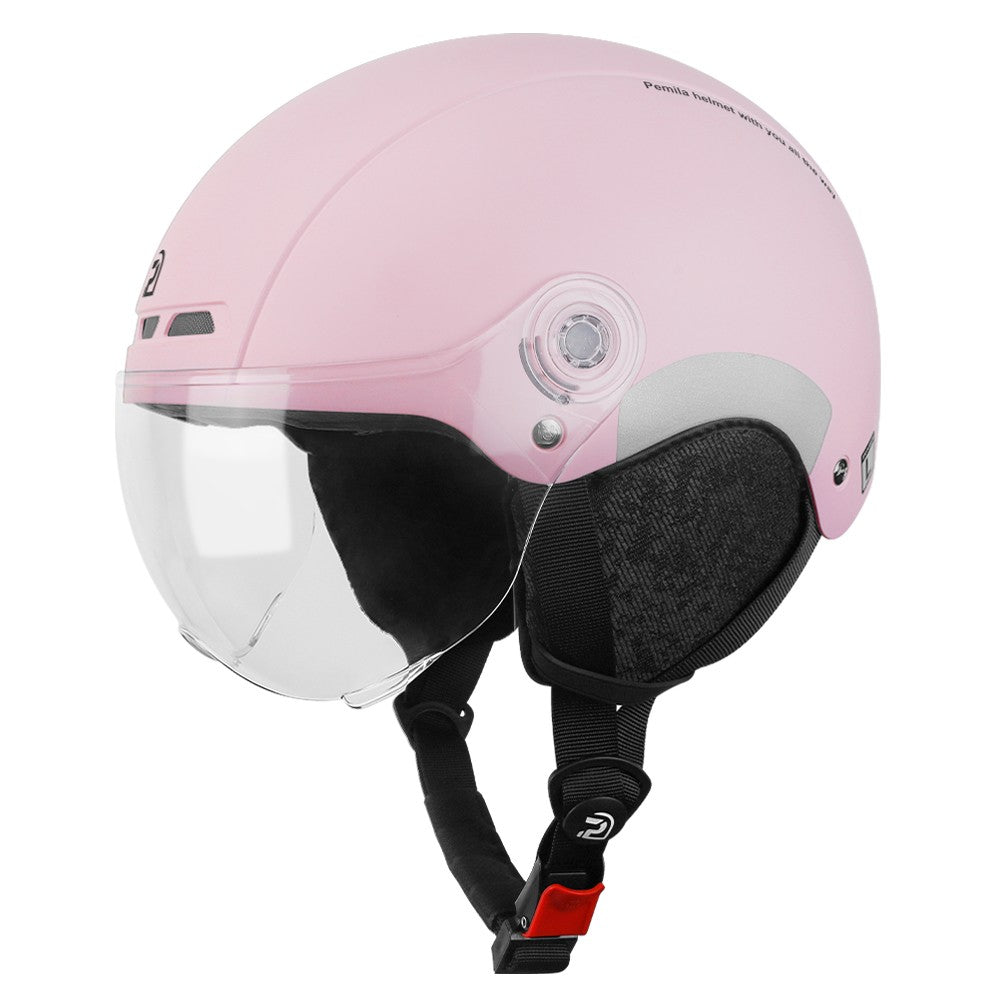 Capacete de Ciclismo PEMILA Com Lente de Óculos Proteção de Orelha Adesivo Refletivo Capacete de Bicicleta MTB Bicicleta de Estrada E-Bike Capacete de Bicicleta Para Adultos