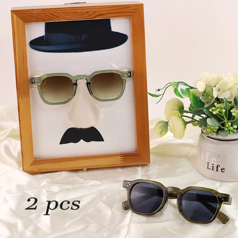 1/2/3 Pcs Wholesale New Square Retro Sunglasses Men Fashion Punk Sun Glasses Women Travel Eyewear Lunette De Soleil Femme UV400