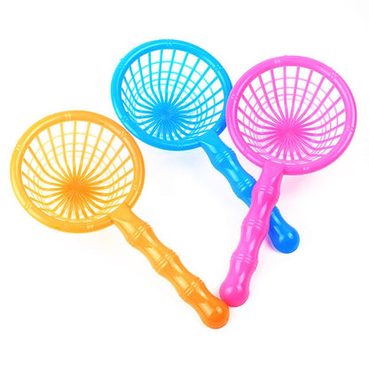3/6/12PCS Mini Fun Summer Beach Plastic Small Mesh Bag Catch Fish Parent Child Interaction Gift bathroom Play in The Water