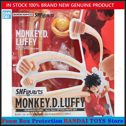 Atacado Bandai 100% Genuíno One Piece Model Kit Anime Figures SHF Monkey D Luffy Nami Shanks Roronoa Zoro Romance Dawn
