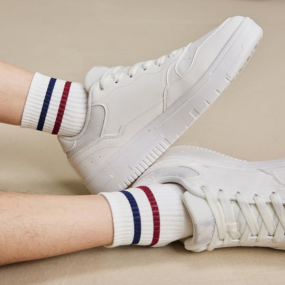 Tênis de Skate Xtep Masculino 2024 Verão Resistente ao Desgaste Sapatos de Skate Estáveis e Macios Tênis de Lazer ao Ar Livre 876319310029