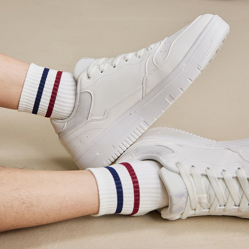 Tênis de Skate Xtep Masculino 2024 Verão Resistente ao Desgaste Sapatos de Skate Estáveis e Macios Tênis de Lazer ao Ar Livre 876319310029