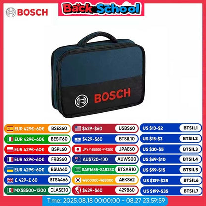 Bolsa de Ferramentas Bosch T-Bag Mini/S Lona Impermeável Resistente ao Desgaste Portátil Eletricista Manutenção Especial Ferramentas Armazenamento Bolsa