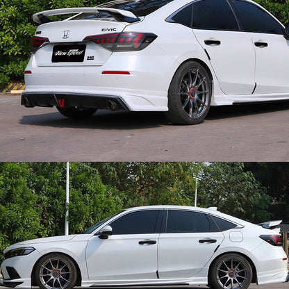 For 11th Generation Sedan Civic Wave Breaking Small Surround Kit Front Small Bag Side Skirt Rear Small Bag Modification Kit