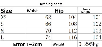 ZAPRHA Summer 2025 Women's Casual Pants Lightweight Draped Loose Fit Simple Sle Comfortable Loose Feeling Casual Trousers