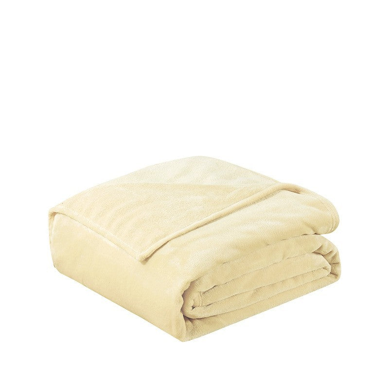Spring Winter Winter Flannel Blanket Fluffy Warm Soft Sofa Cover Bedspread Solid Blue Black Coral Fleece Plush Blankets For Beds
