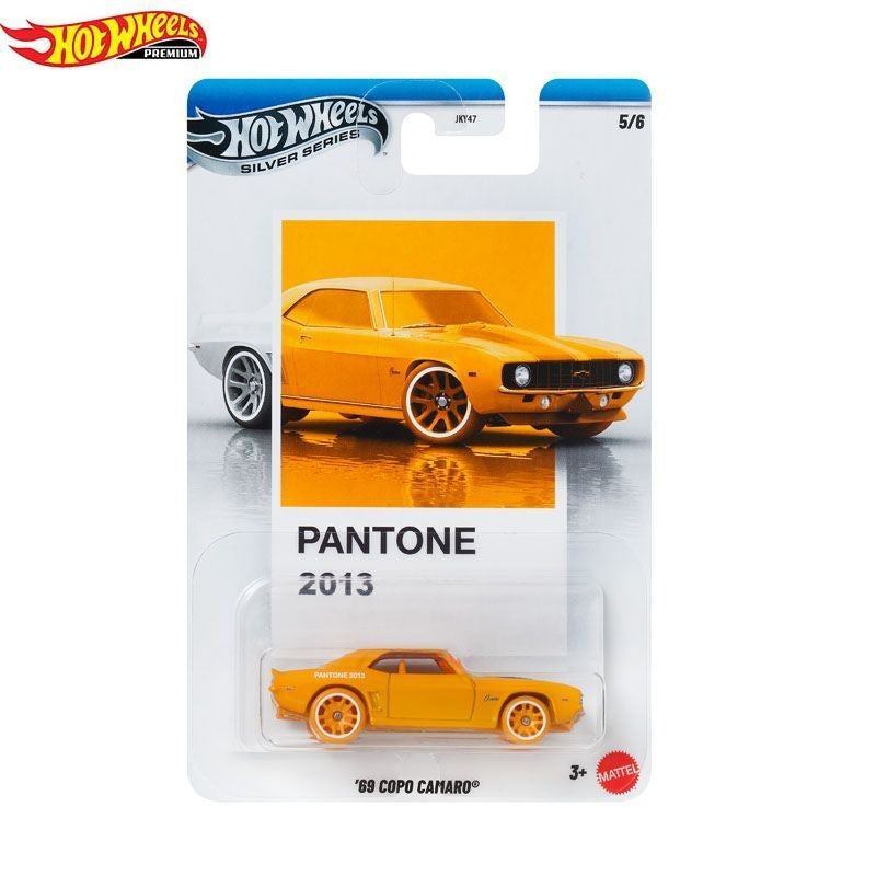 Hot Wheels Silver Series Pantone Artsy Set Genuíno Porsche/Camaro/Kombi/Mustang/Nissan Veículo Diecast Escala 1:64 Modelo de Carro de Liga Presente
